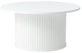 Biały okrągły stolik Nola – Unique Furniture
