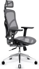 Fotel ergonomiczny Diablo V-Basic, czarno-szary