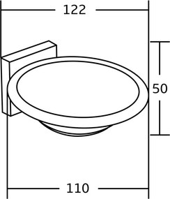 Mexen Rufo mydelniczka, złota - 7050939-50