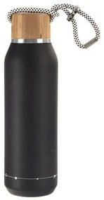 Orion Butelka termiczna KWIAT 600 ml, czarny