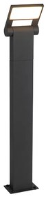 Zewnetrzna Nowoczesny słup ogrodowy antracytowy 60 cm z LED IP54 - Zane Nowoczesny Oswietlenie zewnetrzne