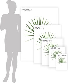 Plakat Tropical Leaf Green
