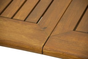 CONCEPT FSC® - stół rozkładany z blatem tekowym - Towar z drobną wadą (N592)