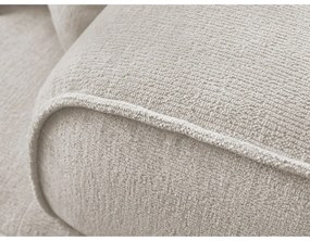 Beżowa sofa z tkaniny szenilowej 237 cm Whesley – Bobochic Paris
