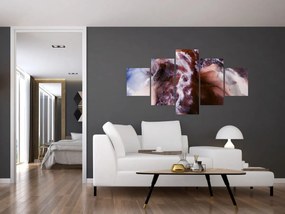 Obraz - Fioletowy marmur N⁰3 (125x70 cm)