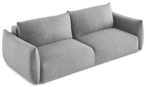 Jasnoszara rozkładana sofa 230 cm Leila – Makamii