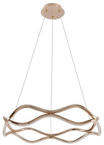 Lampa wisząca LED w kolorze mosiądzu ø 50 cm Vave – Candellux Lighting