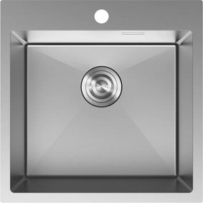 Mexen Solix zlewozmywak stalowy 1-komorowy 500 x 500 mm, inox - 6407501000-01