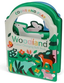 Zabawka interaktywna Colour changing bath book Woodland – Rex London