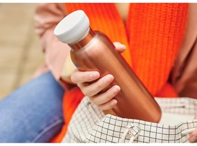 Butelka ze stali nierdzewnej w kolorze brązu 500 ml Rose gold – Mepal