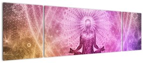 Obraz - aura medytacji (170x50 cm)