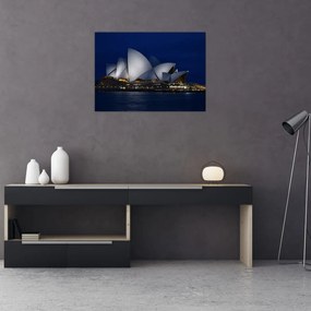 Obraz na szkle - Sydney w nocy (70x50 cm)