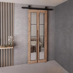 Drzwi Przesuwne QUDIO M6 Dąb Craft Złoty 60