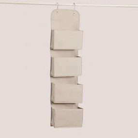 Wiszacy Organizer Z 4 Kieszeniami Tarinna Beige - Sklum