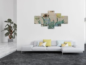 Obraz - Jan van Kessel the Elder, Insects and a Sprig of Rosemary, reprodukcje (125x70 cm)