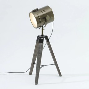 Lampa dekoracyjna metalowa na trzech nóżkach, 68 cm