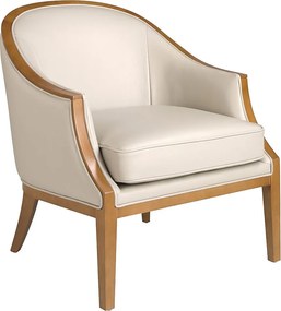 Piaskowy fotel skórzany 5127 ANGEL CERDA