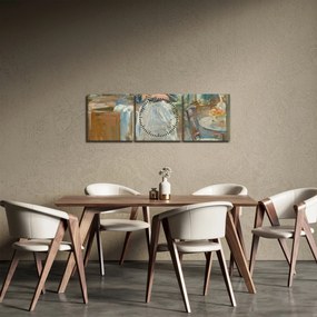 Obraz - Berthe Morisoti, In the Dining Room, reprodukcje (z zegarem) (90x30 cm)