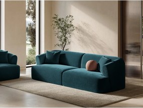 Morska aksamitna sofa 255 cm Campi – Cosmopolitan Design
