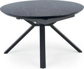 Okrągły stół rozkładany z marmurowym blatem Vertigo