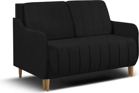 Sofa kanapa 2 os z funkcją spania BEST Czarny