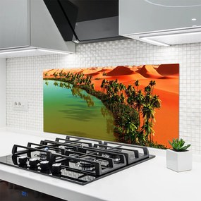 Panel Szklany Oaza Spokoju Na Pustyni