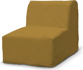 Pokrowiec na fotel Lycksele prosty kolor żółty tkanina strukturalna