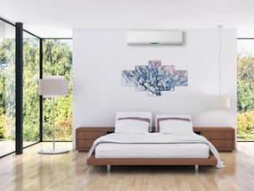 Obraz ośnieżonych drzew (125x70 cm)