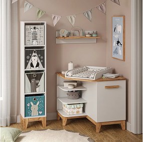 Przewijak biały/artystyczny 85x85x85.2 malia