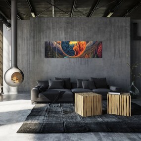 Obraz - Żywioły (170x50 cm)