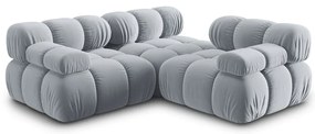 Jasnoniebieska aksamitna sofa 282 cm Bellis – Micadoni Home