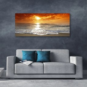 Obraz canvas Zachód Słońca nad Horyzontem