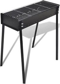 Klasyczny prostokątny grill ogrodowy na węgiel drzewny F1-B67