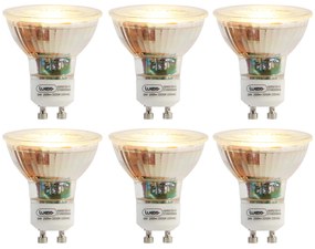 Zestaw 6 żarówek LED GU10 3W 200lm 2200K