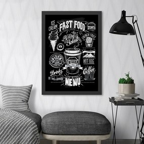 Obraz 55x70 cm Menu – Wallity