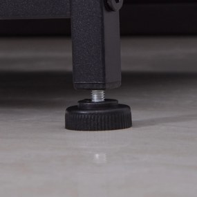 Homcom Szafka do Przechowywania 7 Szuflad Tekstylnych Metal Drewno Len Szara Wielofunkcyjna 635x30x71cm | Aosom PL