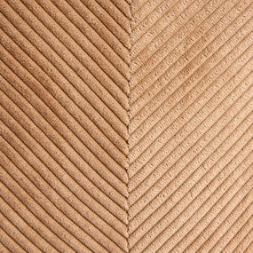Poszewka dekoracyjna FALLERE ze sztruksowym wzorem taupe 45x45 cm HOMLA