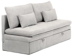 Rozkładana sofa trzyosobowa ASB-4740 BGE2,manżestrowa, beżowa