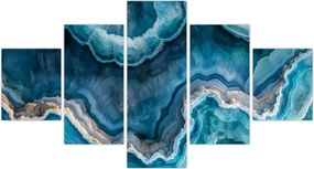 Obraz - Detal akwamarynu (125x70 cm)