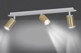 Biało złota nowoczesna lampa sufitowa D084 A5-K79