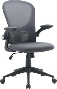 Szare tapicerowane krzesło biurowe Kempton – Yes Everyday