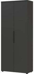 Antracytowa szafa 81x197 cm Mailand – Germania