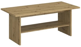 Ława Drewniana Prostokątna do Salonu OPIA 120 cm Dąb Artisan Klasyczna