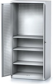 Szafa warsztatowa MECHANIC, 1950 x 920 x 500 mm, 3 półki, szare drzwi