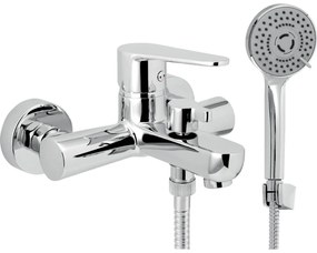 Novaservis - Zestaw wannowy z baterią TITANIA FRESH ECO, chrom błyszczący