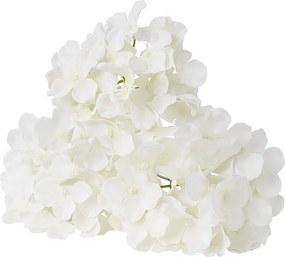Sztuczna Hortensja SucceBuy Sztuczne Kwiaty 250 mm, Bukiety Sztucznych Kwiatów Realistyczny Wygląd z Główką 152,4 mm, Zestaw 105 Sztuk, Białe