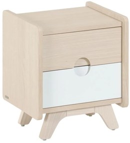 Dziecięca szafka nocna w dekorze jesionu w naturalnym kolorze Nunila – Kave Home