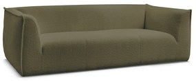 Zielona sofa z materiału bouclé 242 cm Giorgia – Bobochic Paris