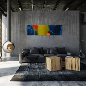 Kolorowy obraz (170x50 cm)