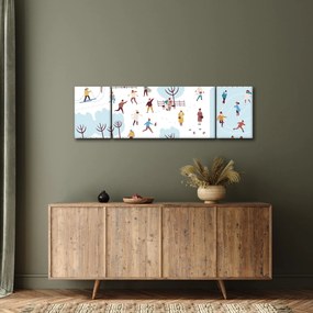 Obraz - Wesołej zimy (170x50 cm)